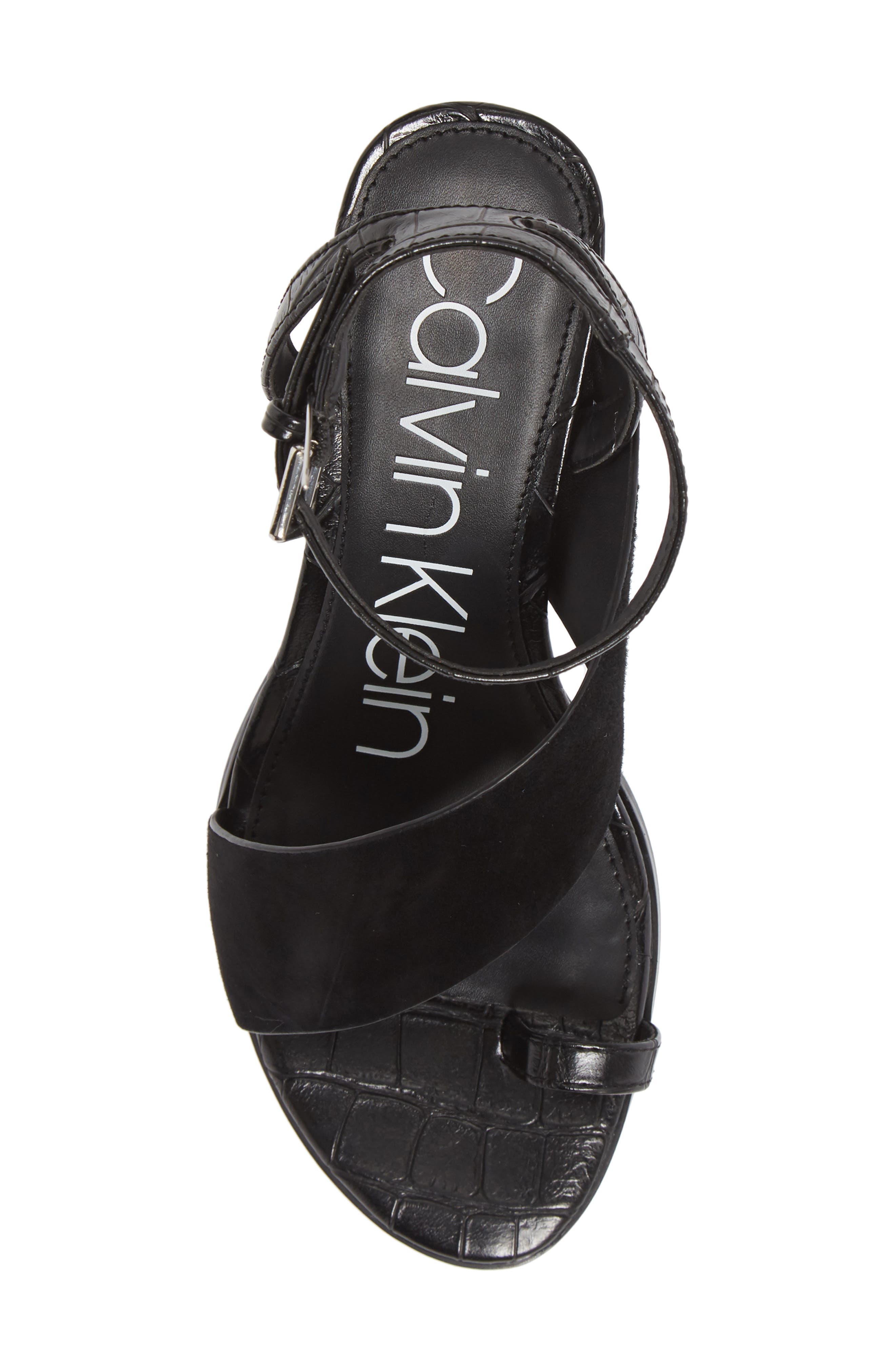 Calvin Klein Coleen Ankle Strap Sandal, Alternate, color, 