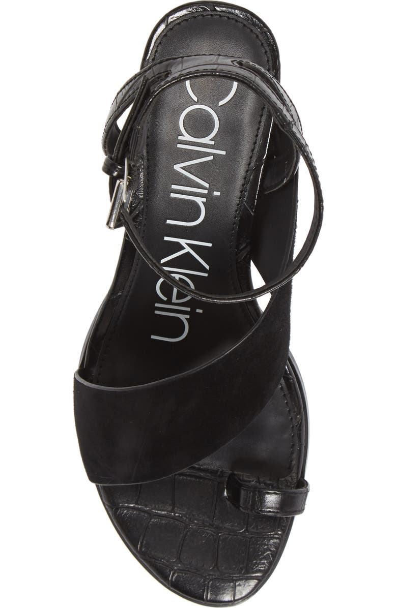 Calvin Klein Coleen Ankle Strap Sandal, Alternate, color,