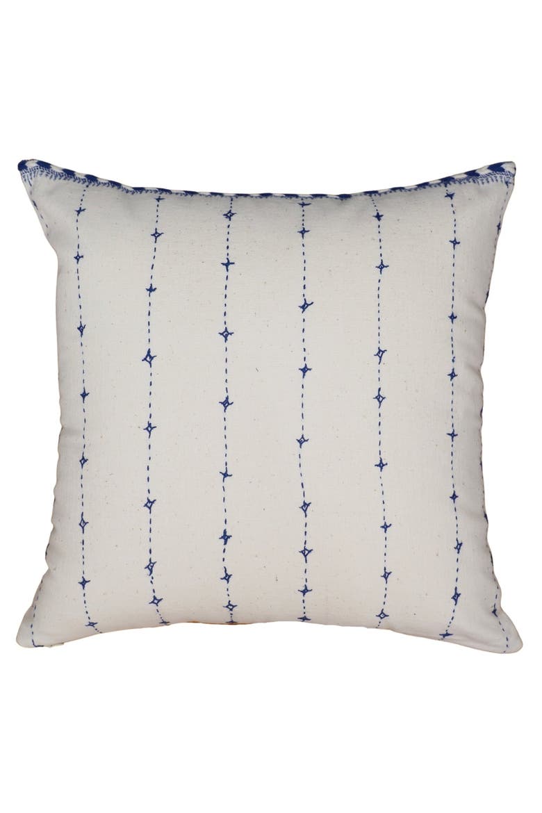 Celestea Throw Pillow Cover, Main, color, Blue, White