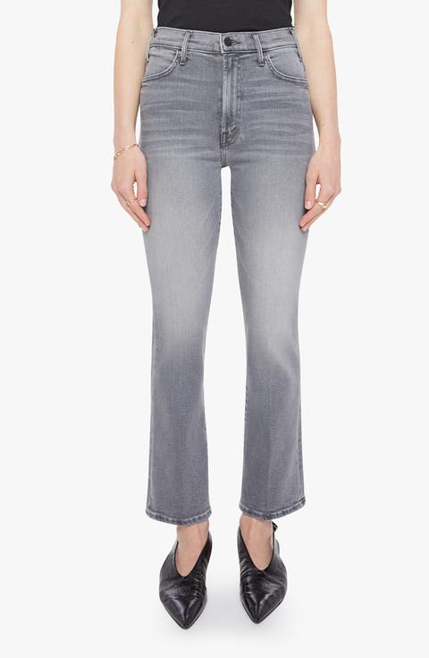 The Hustler High Waist Ankle Bootcut Jeans (Escape Goat)