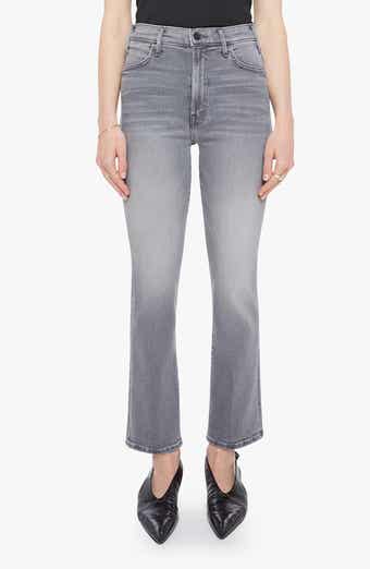 MOTHER The Hustler High Waist Ankle Bootcut Jeans