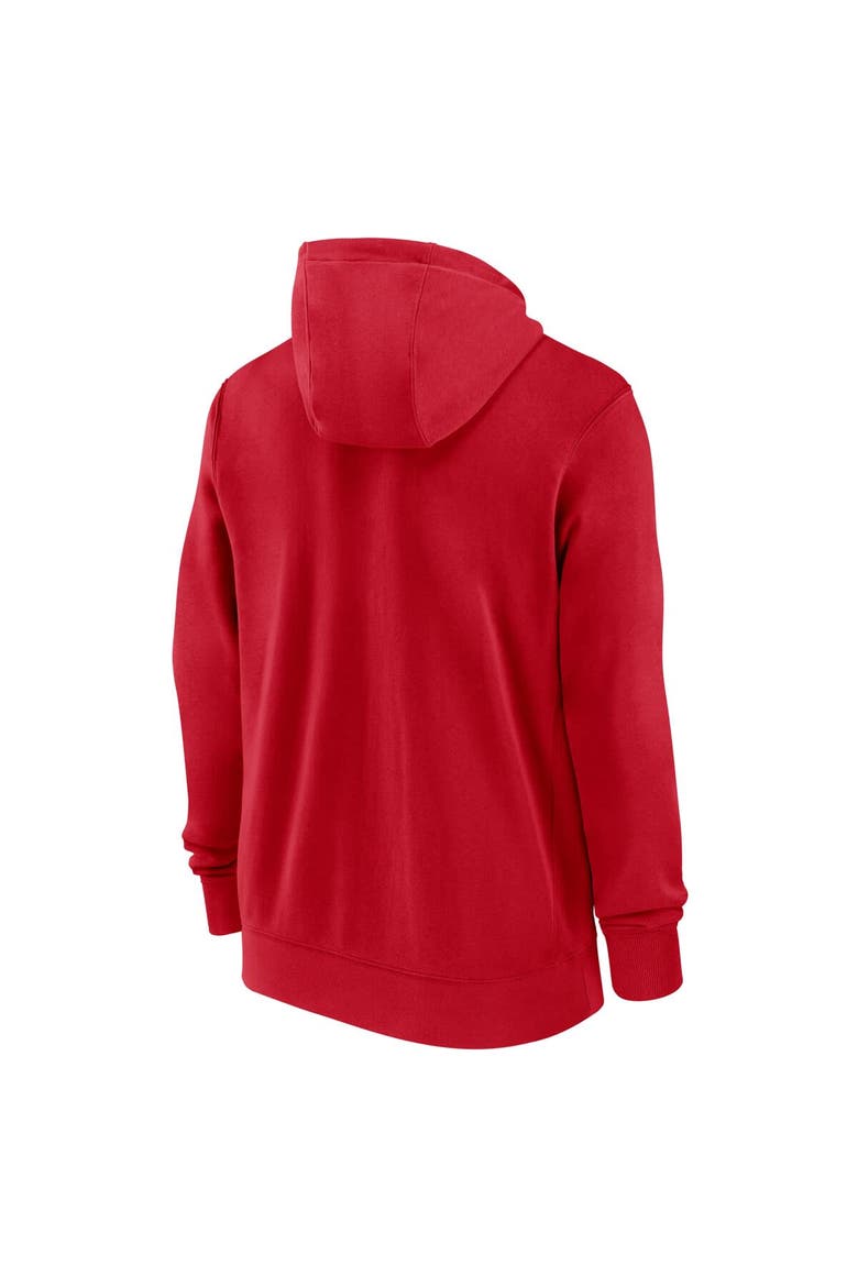 Men's Nike Red Philadelphia Phillies Knockout Script Full-Zip Hoodie, Alternate, color, Red