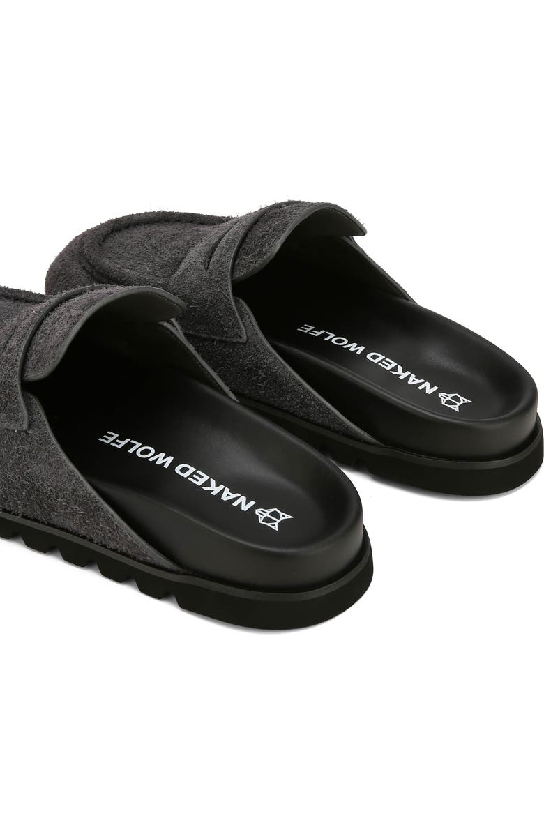 Naked Wolfe Cord Suede Slipper, Alternate, color, Dark Grey