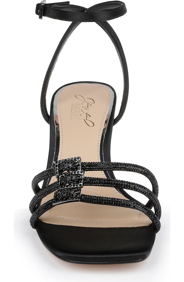 Jewel Badgley Mischka Tesslynn Embellished Ankle Strap Sandal, Alternate, color,