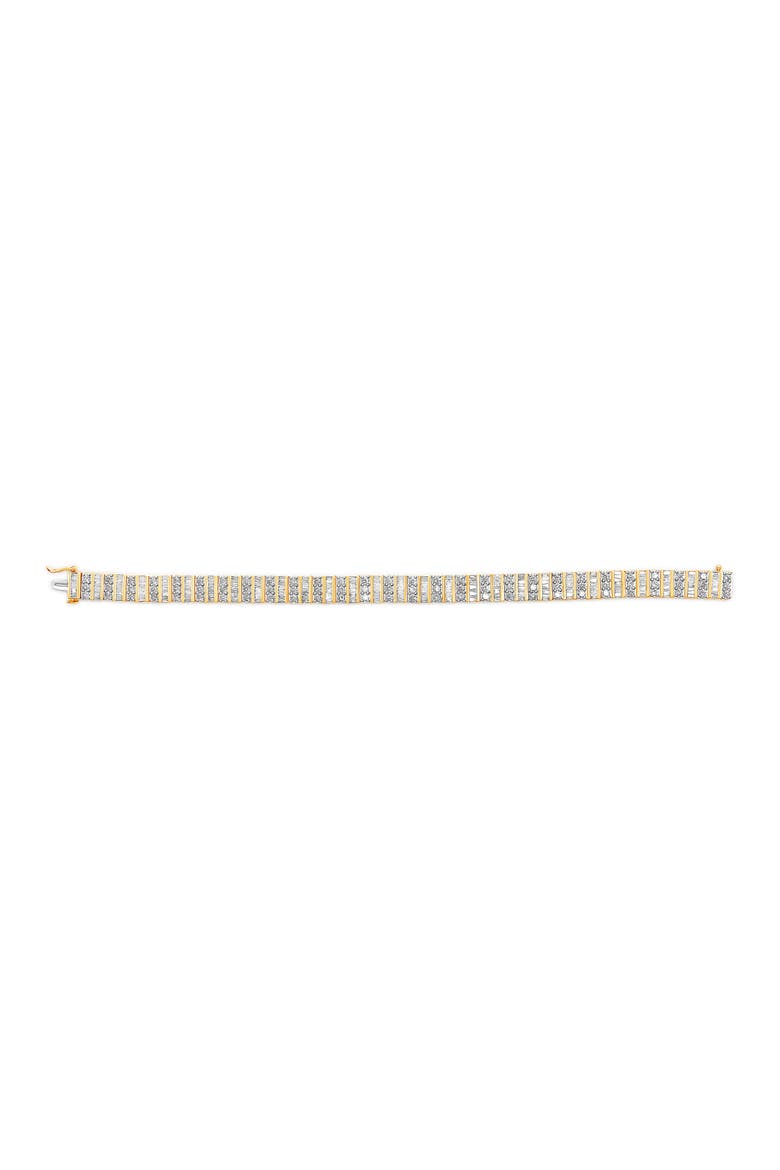 14K Yellow Gold 5.50 cttw Diamond Bracelet, Alternate, color, Yellow