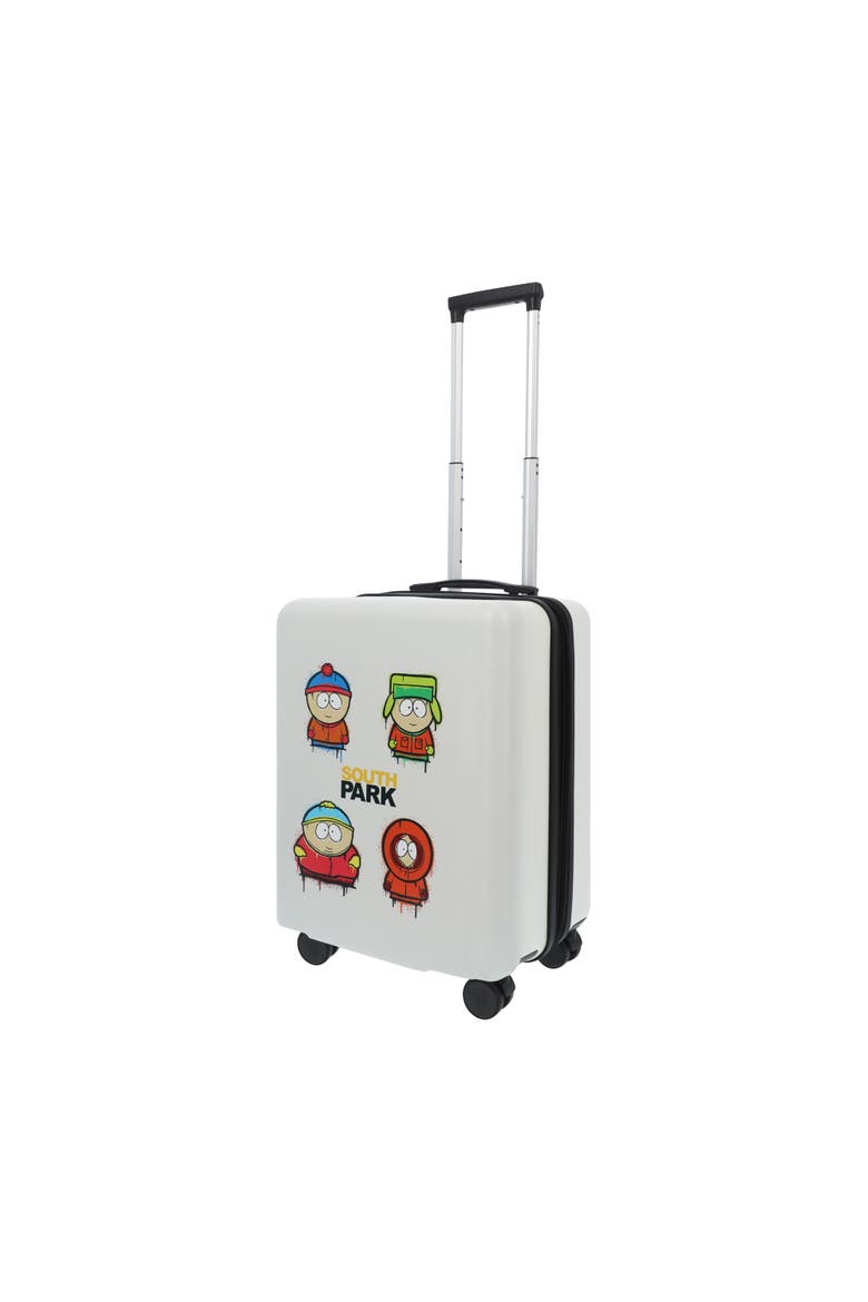 PARAMOUNT SOUTHPARK  22.5" CARRY-ON LUGGAGE, Main, color, WHITE