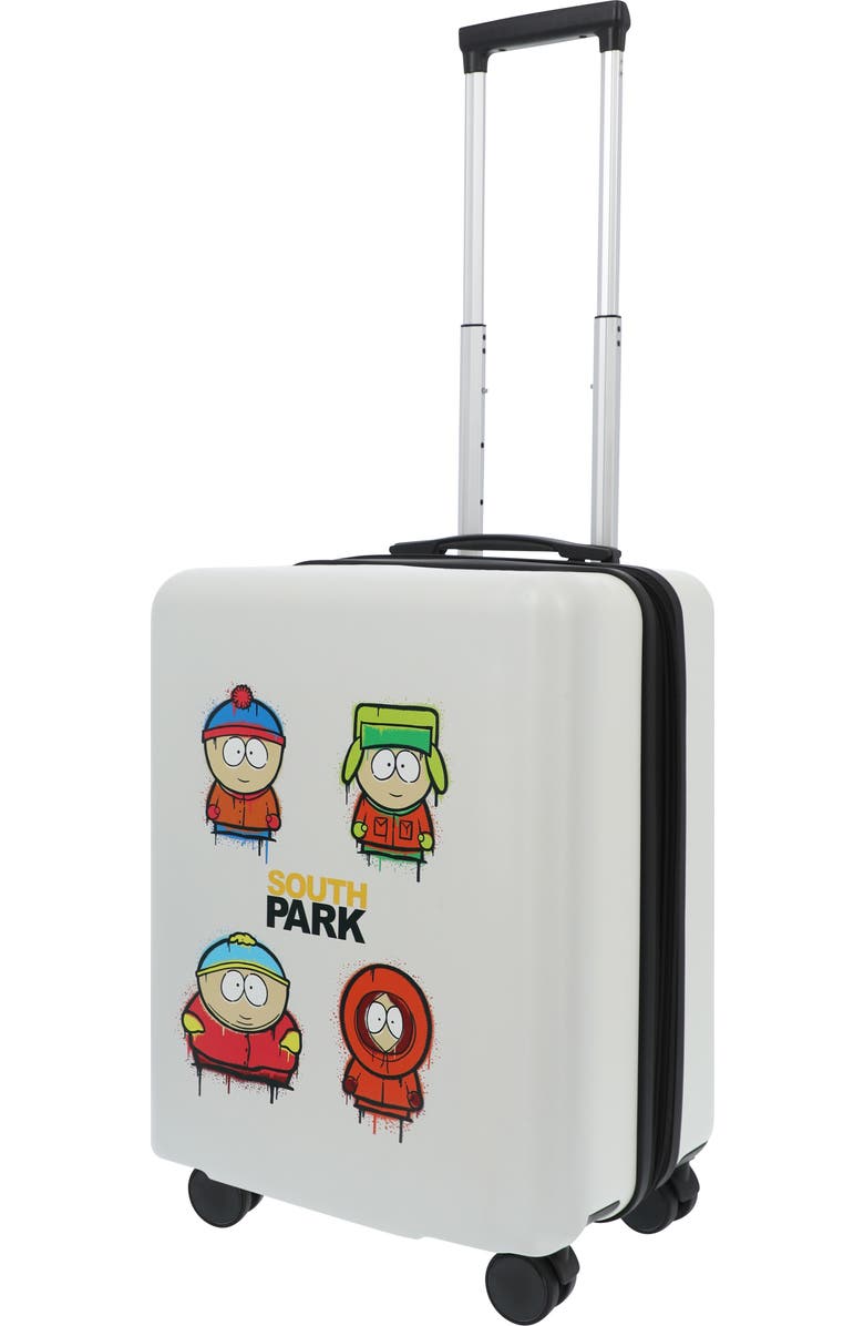 Ful PARAMOUNT SOUTHPARK 22.5" CARRY-ON LUGGAGE, Main, color, White