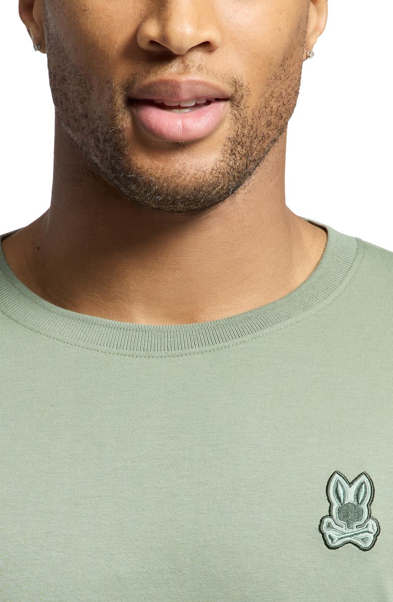 Psycho Bunny New Castle Bunny Appliqué T-Shirt, Alternate, color, 