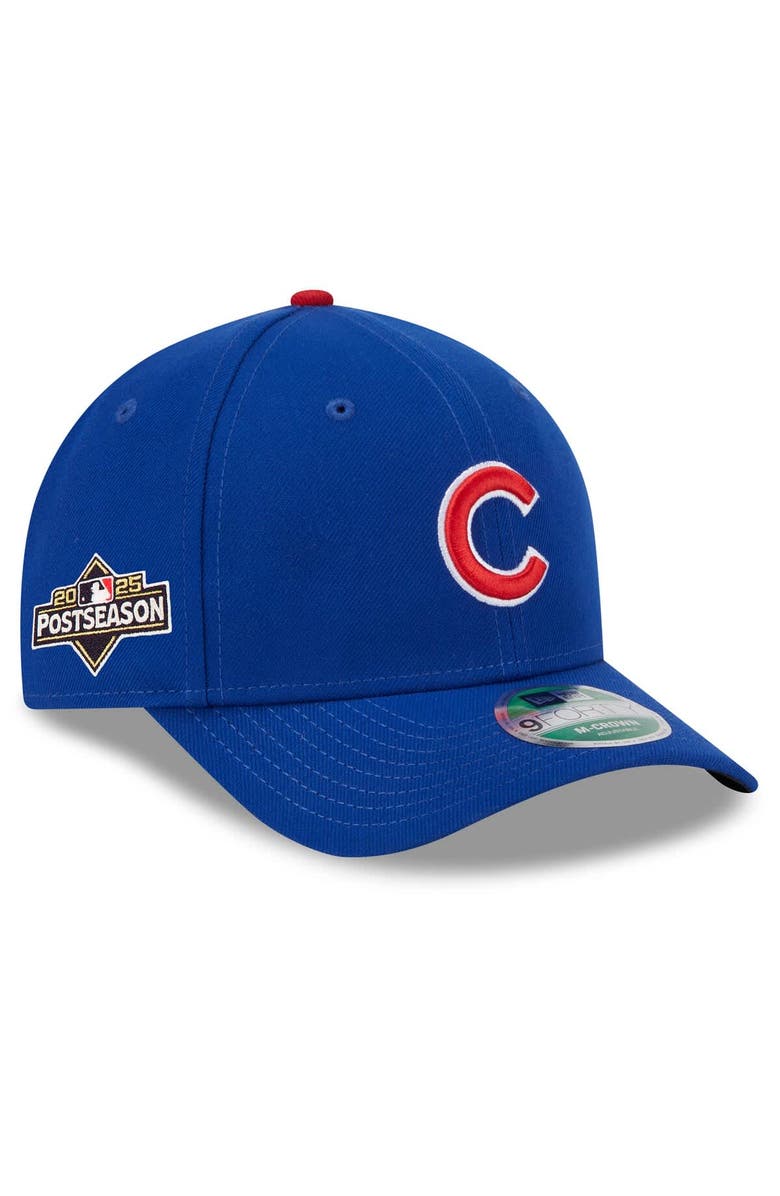 New Era Men's New Era Blue Chicago Cubs 2025 MLB Postseason Side Patch 9FORTY Adjustable Hat, Main, color, Blue
