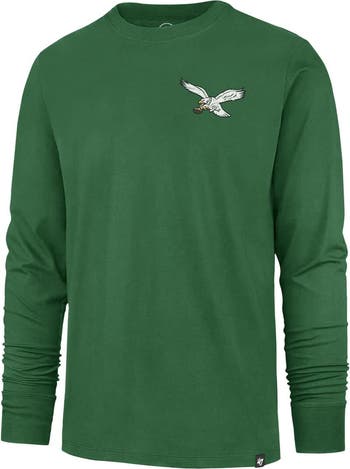 Men's '47 Kelly Green Philadelphia Eagles Regional Backer Franklin Long Sleeve T-Shirt