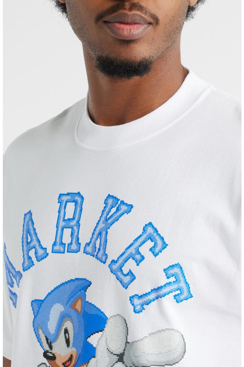 x Sonic No. 1 Cotton Graphic T-Shirt, Alternate, color, WHITE