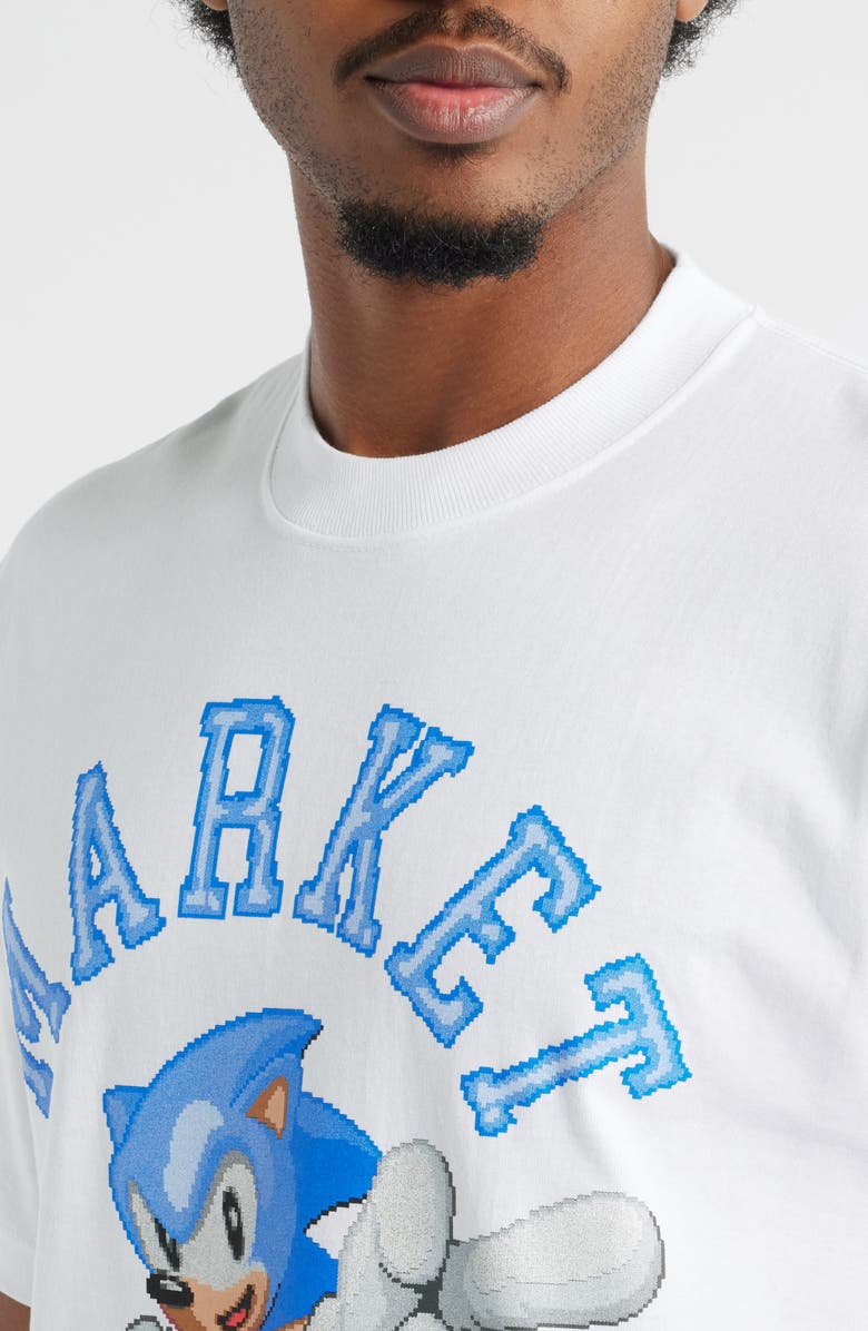 MARKET x Sonic No. 1 Cotton Graphic T-Shirt, Alternate, color, White