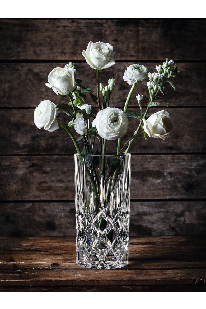 Noblesse 11" Vase, Alternate, color, Clear