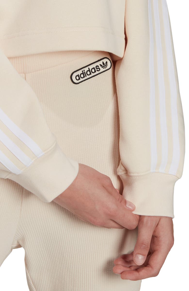 adidas Short Fleece Hoodie, Alternate, color,