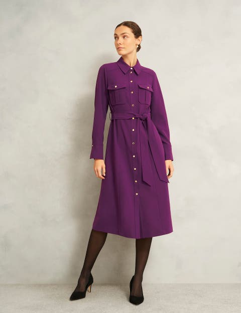 Violet Shirt Dress