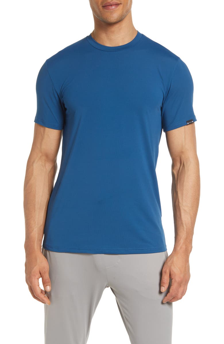 Barbell Apparel Men's Havok Stretch Crewneck T-Shirt, Main, color, 