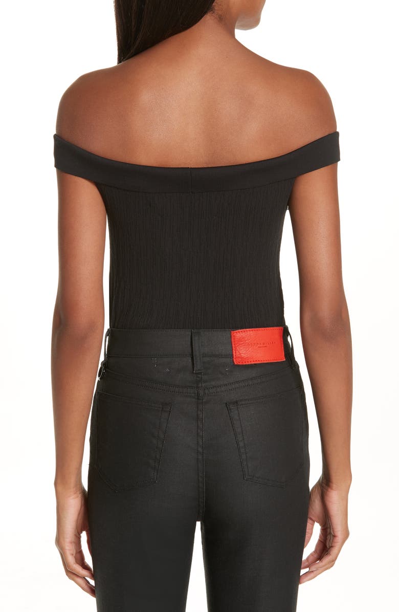 Simon Miller x Paramount Grease Ribbed Off the Shoulder Top, Alternate, color, 