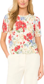 Ted Baker Reanna Floral Short Sleeve Cardigan