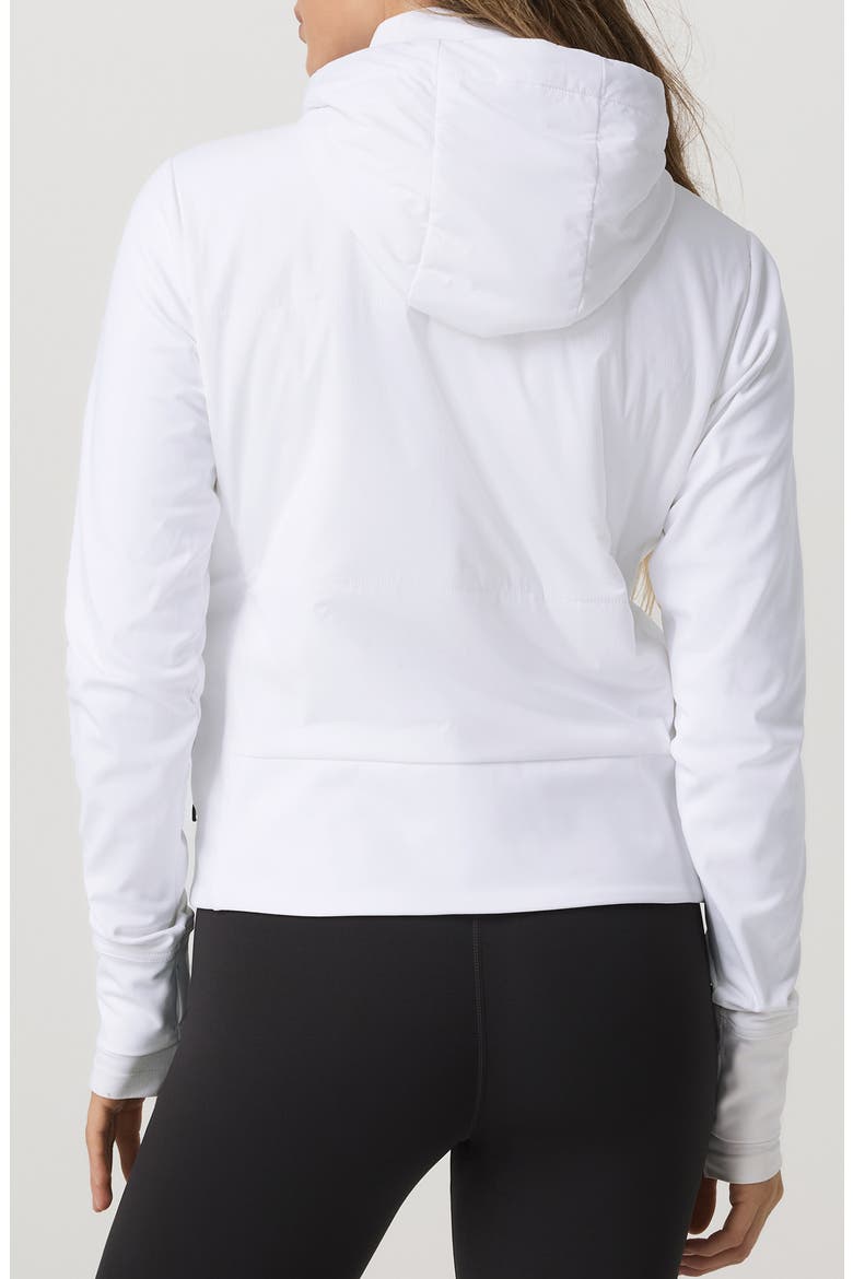 Chilled Out Water Repellent Insulated Training Jacket, Alternate, color, WHITE