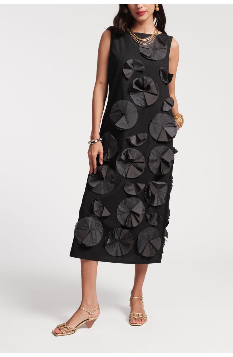 Frances Valentine Origami Flower Dress, Main, color, 