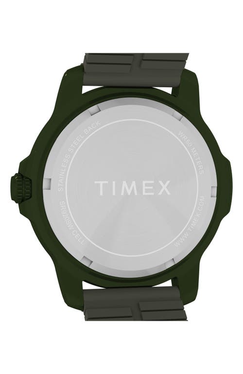 Timex ® Expedition Timberline Silicone Strap Watch, 42mm In Green