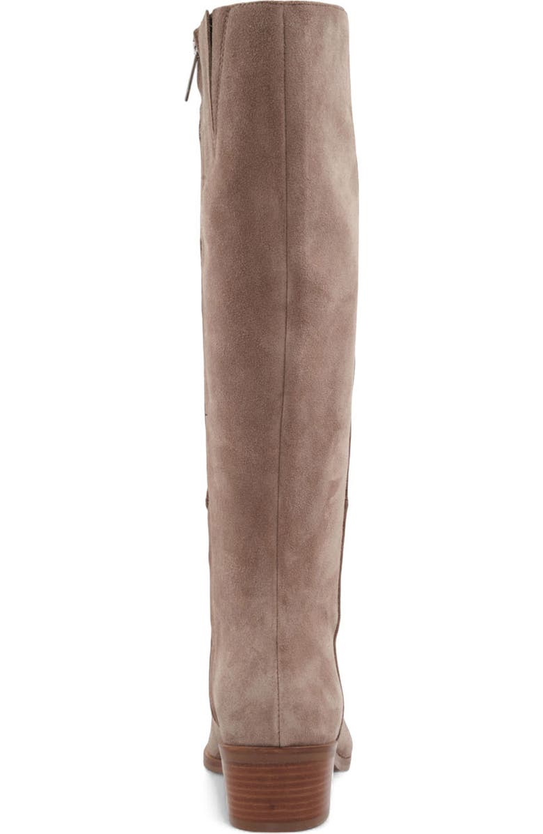 Aquatalia Ravel Waterproof Knee High Boot, Alternate, color, Light Taupe Suede