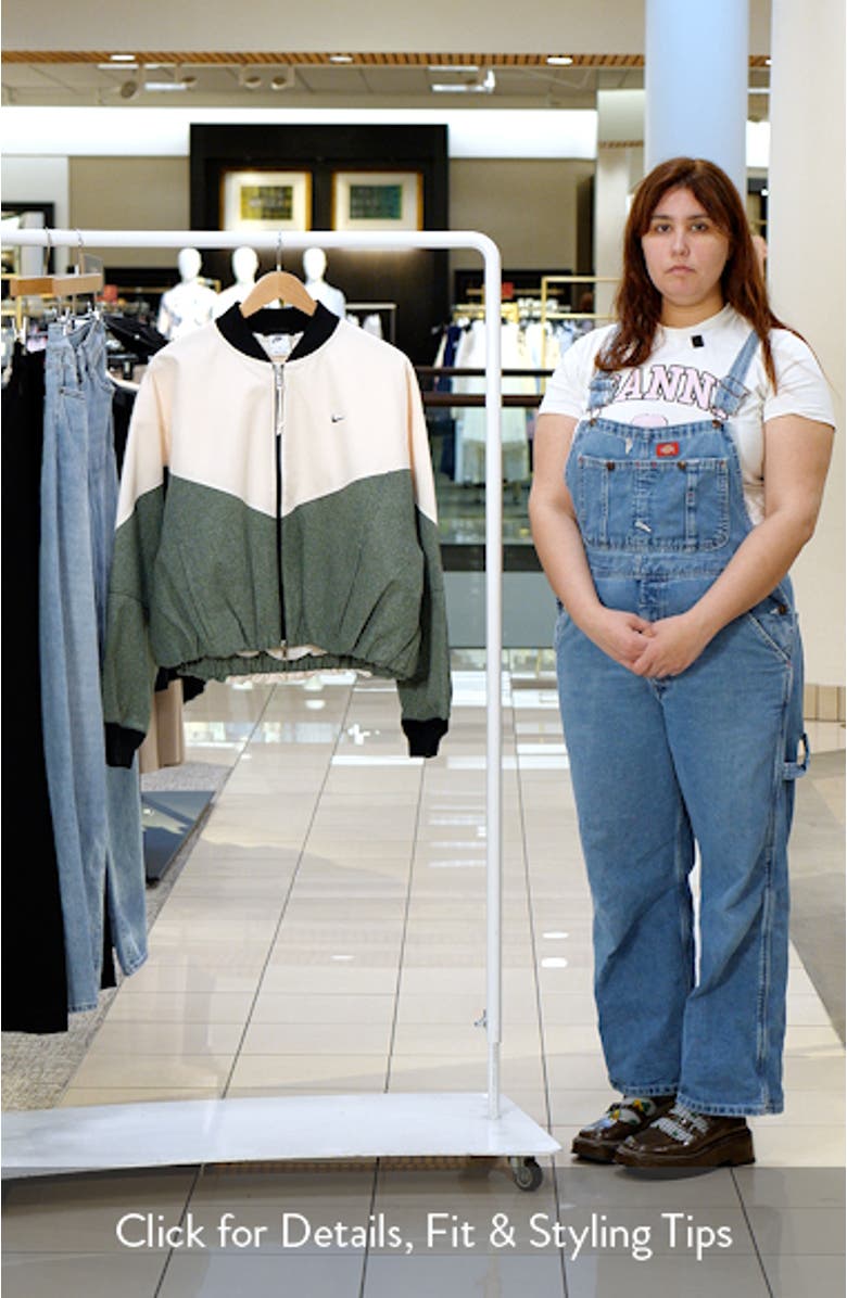 Sportswear Modern Fleece Cocoon Bomber Jacket, sales video thumbnail