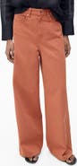 MANGO Mid Rise Baggy Ultra Wide Leg Jeans