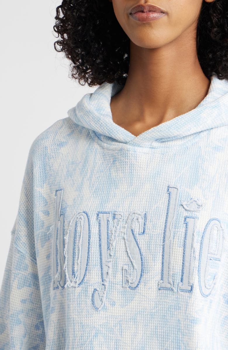 BOYS LIE Manhunt Racer Hoodie, Alternate, color, Blue