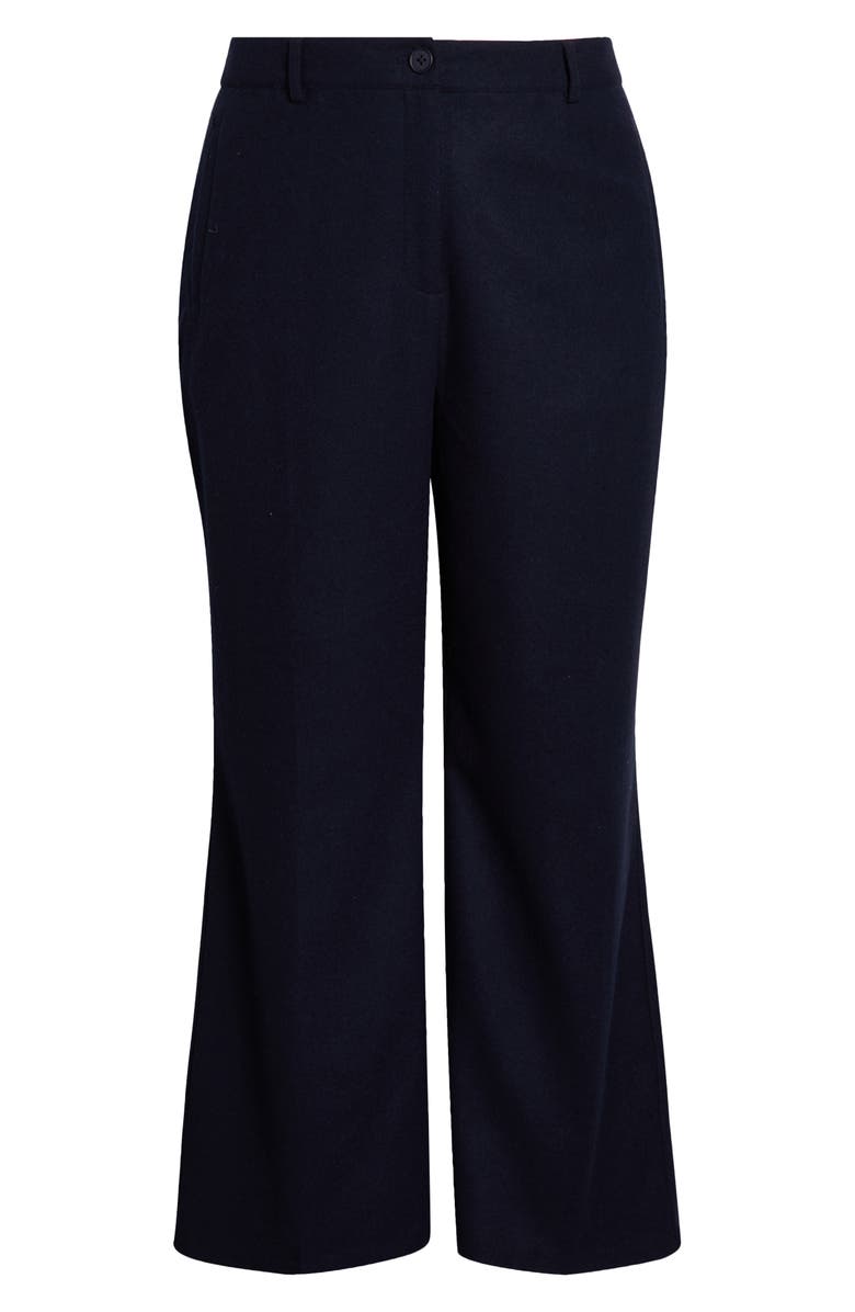 Seasalt Cornwall Lowena Straight Leg Recycled Wool Blend Pants, Alternate, color, Maritime