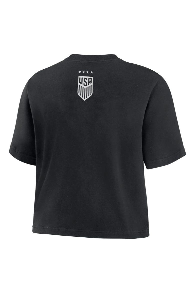 Youth Nike Black USWNT Futura T-Shirt, Alternate, color, Black