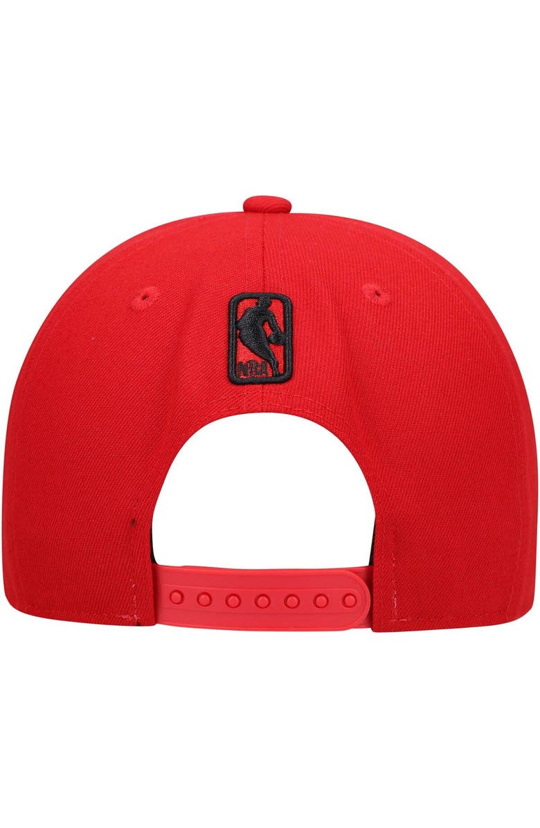 New Era Men's New Era Red Philadelphia 76ers Logo 9FIFTY Snapback Hat, Alternate, color, 