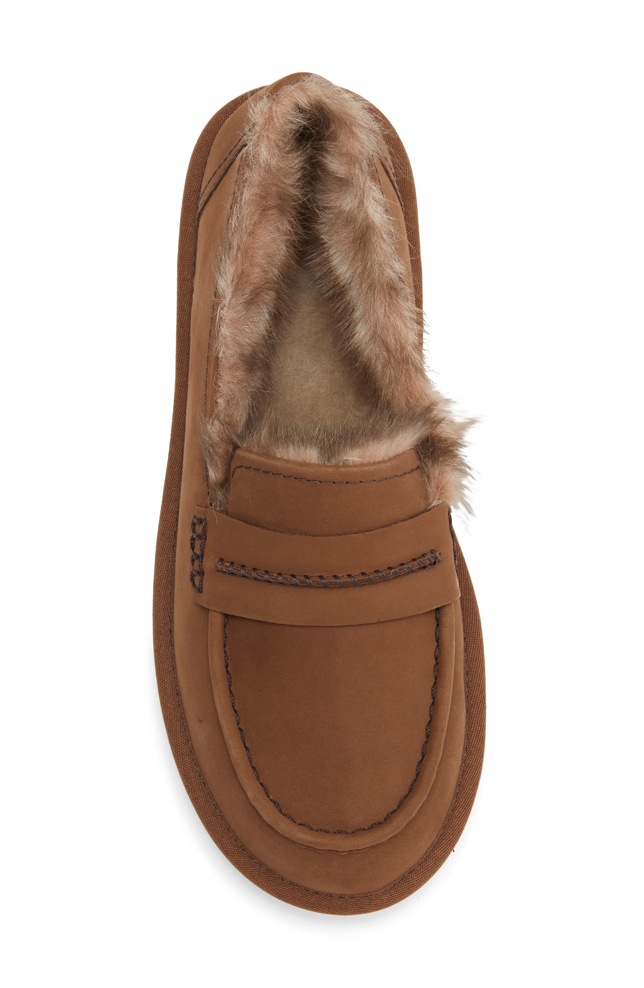 Ellis Leather Loafer, Alternate, color, DARK CHESTNUT