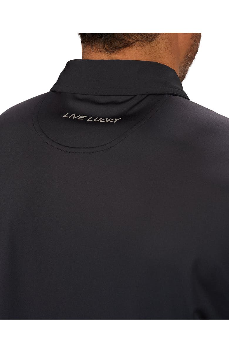 Black Clover Crockett Polo, Alternate, color, Black