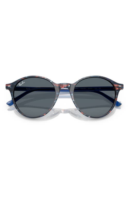 Ray Ban Ray-ban Phantos 53mm Round Sunglasses In Blue