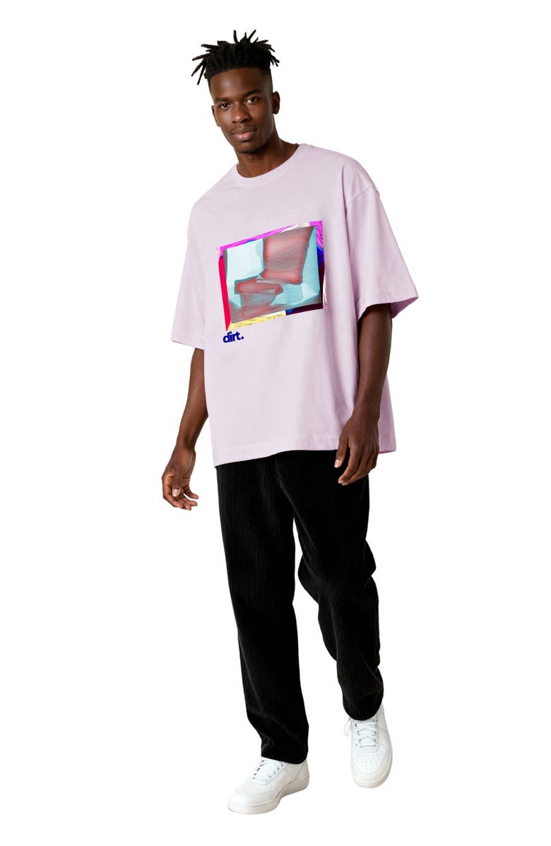 D.RT Perspective Graphic T-Shirt, Alternate, color, Pink