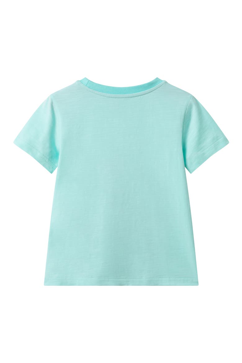 Kids' Easter Dinosaur Cotton Graphic T-Shirt, Alternate, color, AQUA DINO