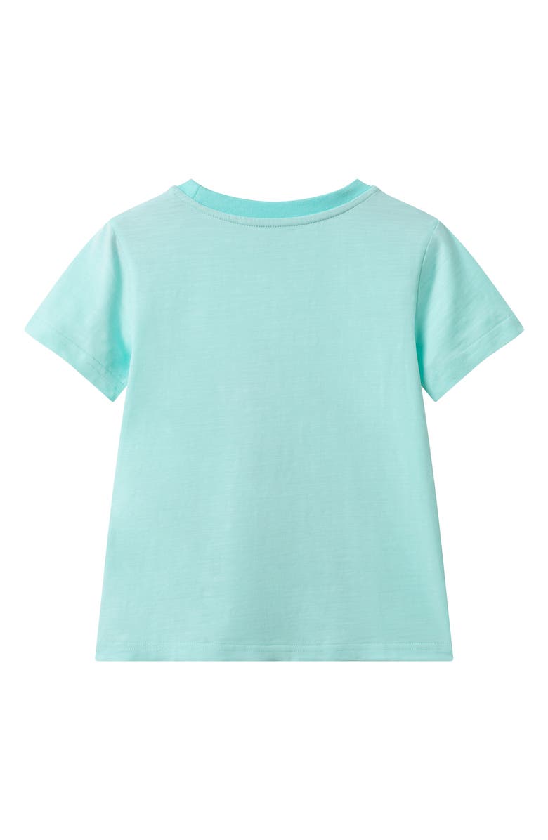 Andy & Evan Kids' Easter Dinosaur Cotton Graphic T-Shirt, Alternate, color, Aqua Dino