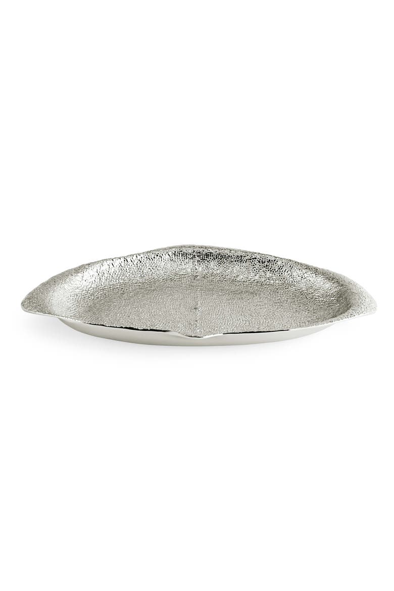 Shagreen Large Tray, Alternate, color, Silver