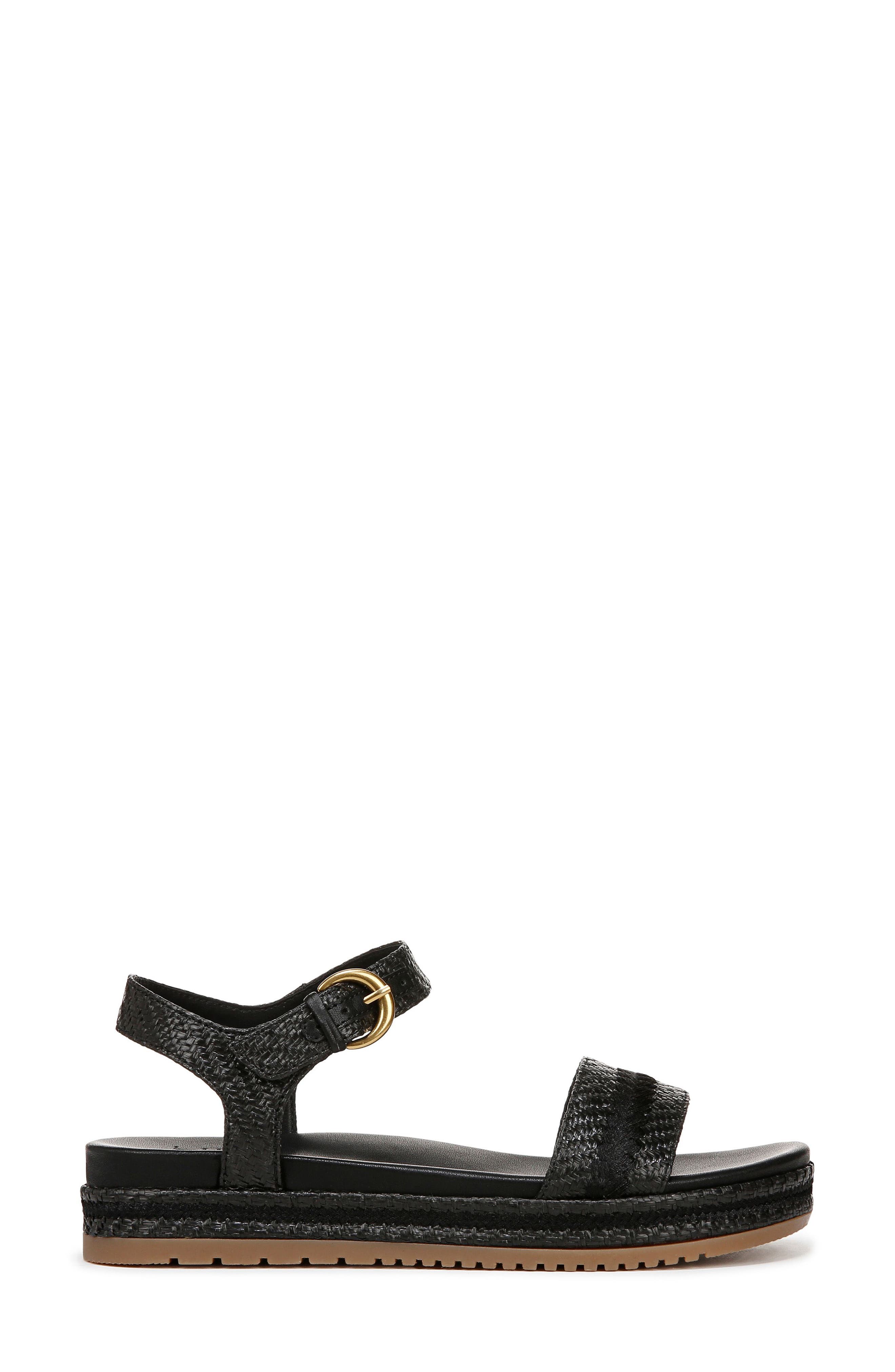 Neila 2 Ankle Strap Platform Sandal, Alternate, color, BLACK