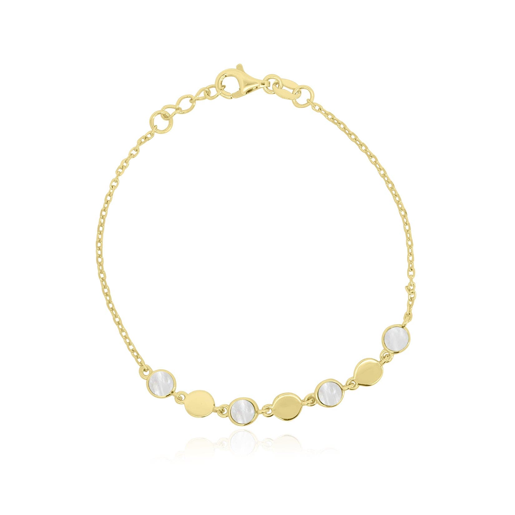 The Lovery Fine Jewelry Mother Of Pearl Alternating Bubble Disc ...