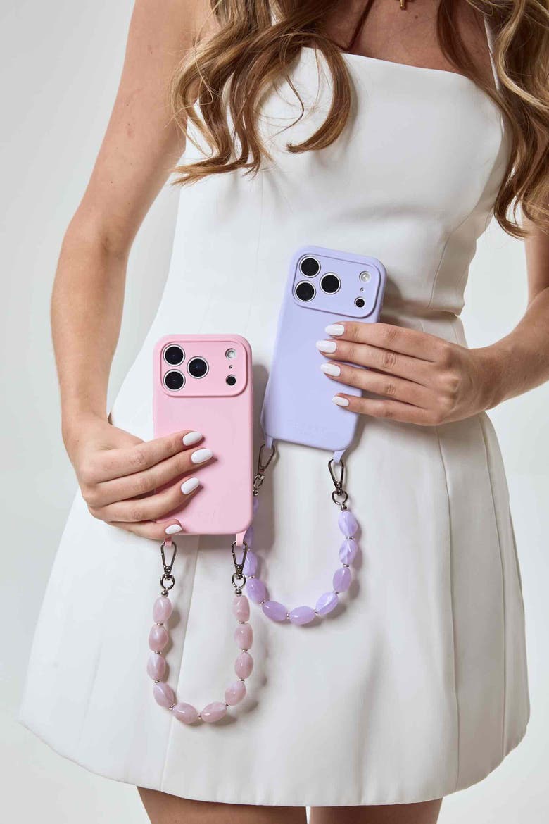 Aurelia Phone Chain Set, Alternate, color, Blush - iPhone 17 Pro Max