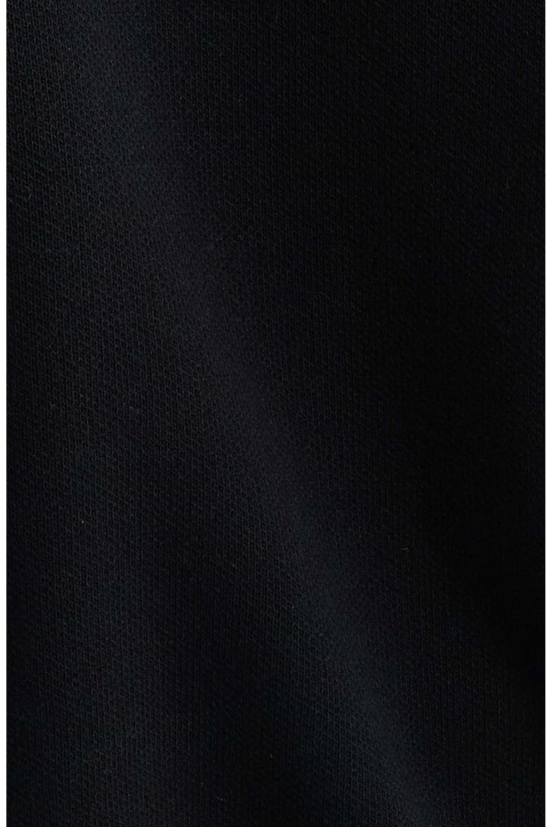 Faux Fur Collar Cardigan, Alternate, color, BLACK
