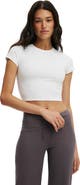COTTON ON BODY Women's Active Ultra Soft Cropped Fitted Tshirt
