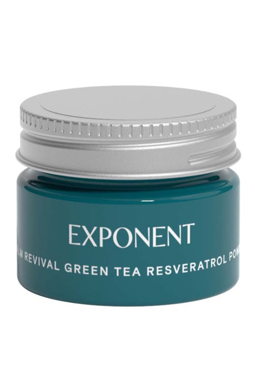 Exponent Beauty Calm Revival Green Tea Resveratrol Powder Refill In Green