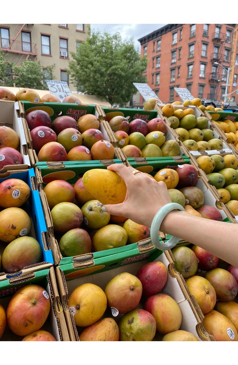 seree Tennis Opaque Green Jade Stone Bangle, Alternate, color, Light Green