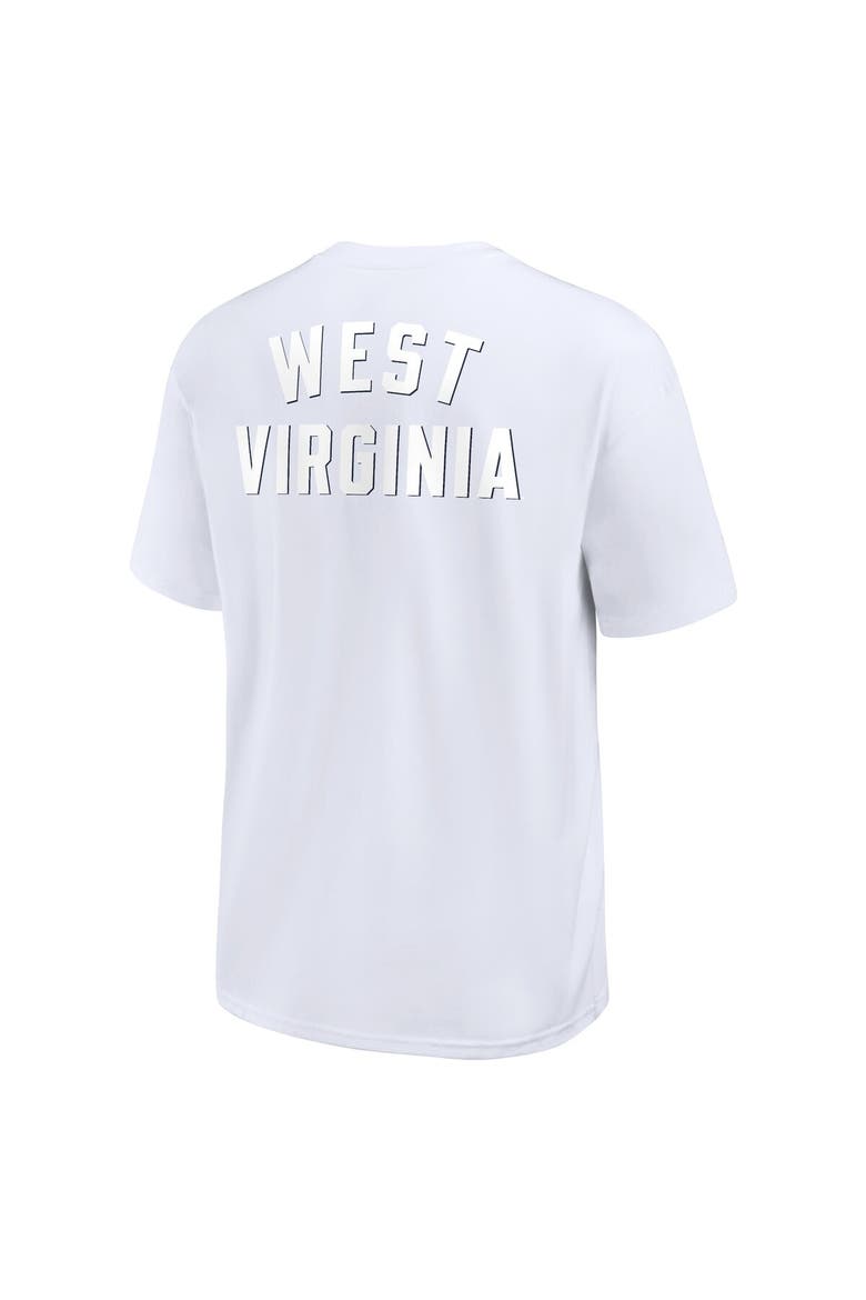 Men's Nike White West Virginia Mountaineers 2-Hit Statement Max90 T-Shirt, Alternate, color, White