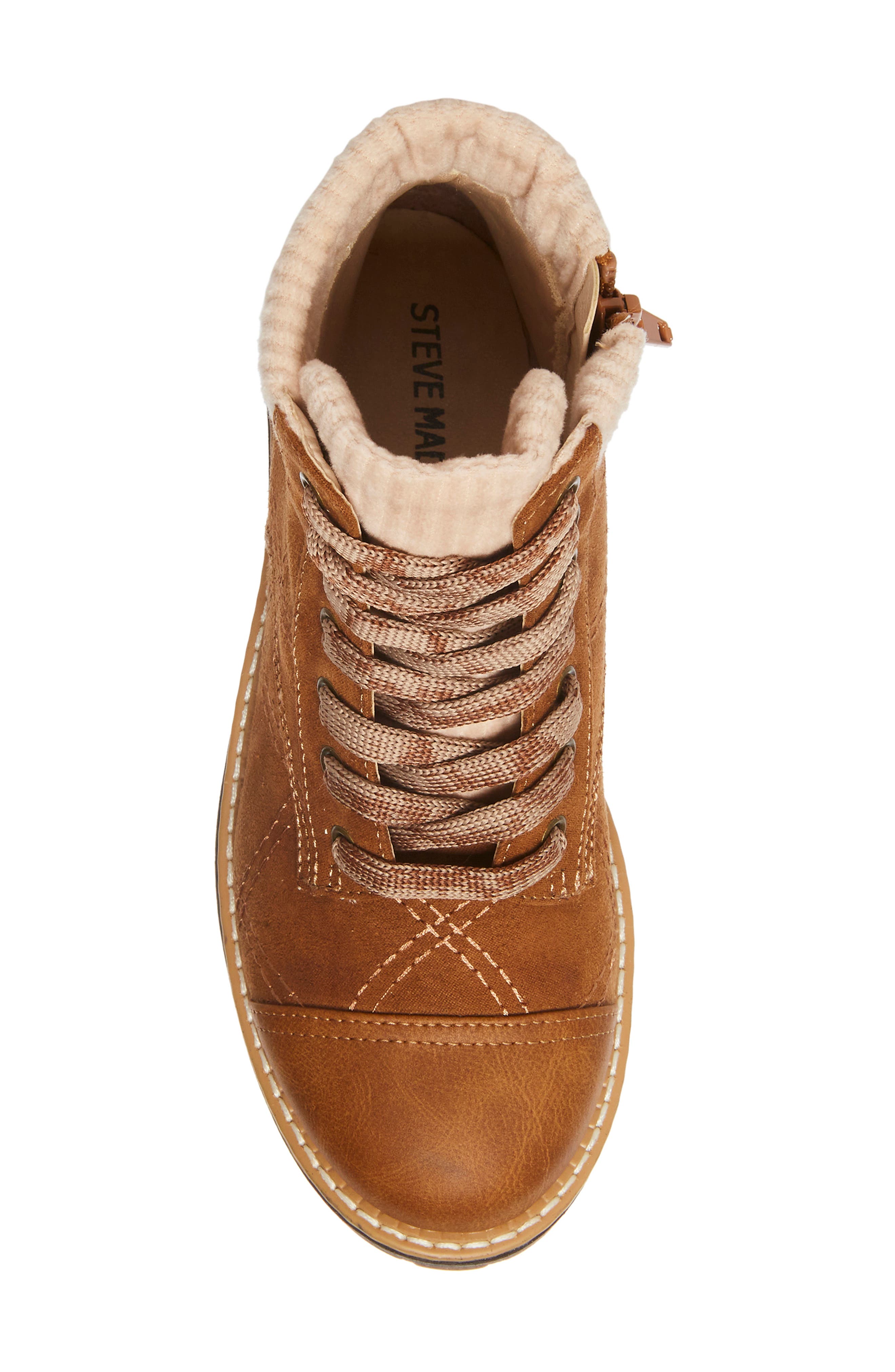 Steve Madden Kids' Griffon Lace-Up Boot, Alternate, color, 