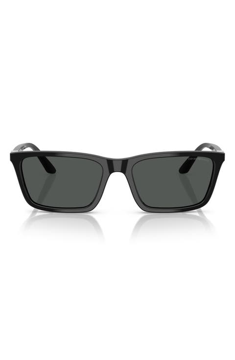 55mm Rectangle Sunglasses