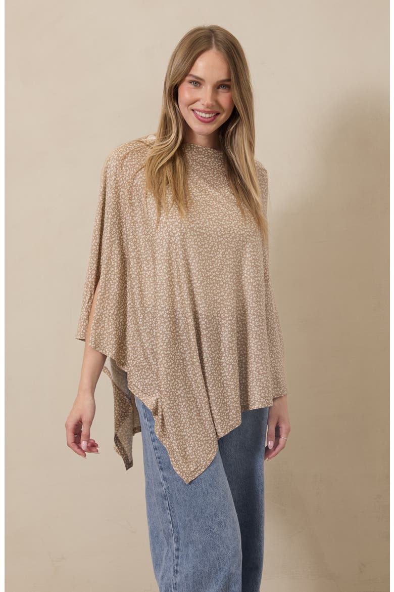 Nursing Cover, Alternate, color, CREAM FLORAL